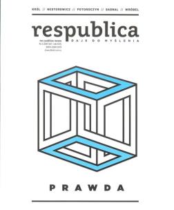 Opakowanie Res publica nowa 1/2017 Prawda