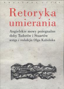 Okładka książki Retoryka umierania