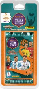 Opakowanie Road to Russia 2018. Blister z kartami 5+1