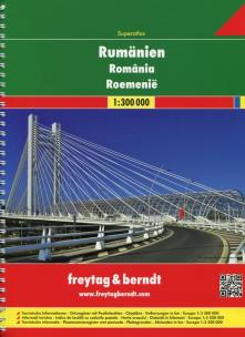 Okładka książki Rumunia Atlas samochodowy 1:300 000