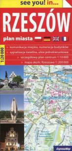 Opakowanie Rzeszów plan miasta 1:20 000