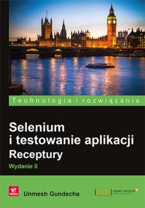 Okładka książki Selenium i testowanie aplikacji Receptury