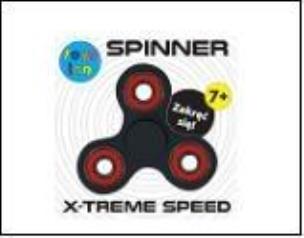 Opakowanie Spinner czarny
