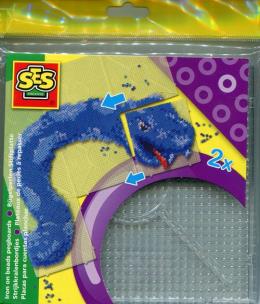 Opakowanie Szablony do układania koralików przezroczyste 2 sztuki