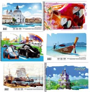 Opakowanie Szkicownik A4 kolor Kraft koło 40 arkuszy 120g/m2