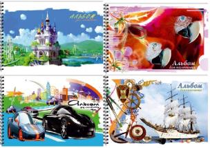 Okładka książki Szkicownik A4 na spirali 20 arkuszy 100g/m2 mix