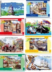 Opakowanie Szkicownik A4 na spirali 30 arkuszy 120g/m2 mix