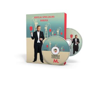 Okładka książki Szkoła uwodzenia Czesława M. Pakiet DVD+CD