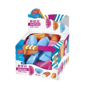 Opakowanie Temperówka z gumką Duo 12 sztuk