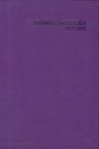 Opakowanie Terminarz Nauczyciela 2017/2018 Vivo B5 fioletowy