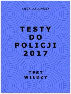 Okładka książki Testy do Policji 2017