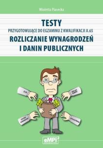 Okładka książki Testy kwalifikacja A.65 Rozliczanie wynagrodzeń...