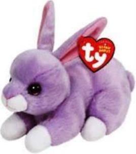 Opakowanie Ty Beanie Babies Dash - Fioletowy Królik 15cm