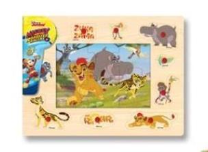 Opakowanie Układanka drewniana z pinezkami Król Lew