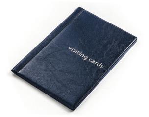 Opakowanie Wizytownik 60 winyl granat