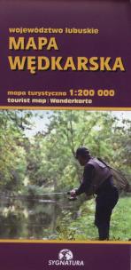 Opakowanie Województwo Lubuskie Mapa wędkarska 1:200 000