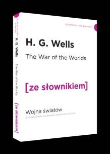 Okładka książki Wojna Światów wersja angielska z podręcznym słownikiem