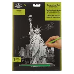 Opakowanie Wydrapywanka srebrna Statua Wolności