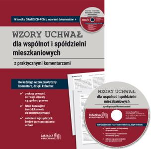 Okładka książki Wzory uchwał dla wspólnot i spółdzielni mieszkaniowych z praktycznymi komentarzami
