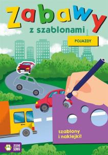 Okładka książki Zabawy z szablonami Pojazdy