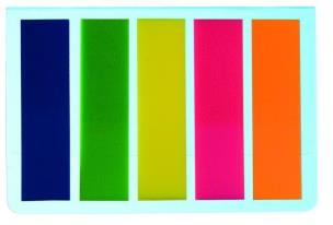 Opakowanie Zakładki indeksujące Pet 45x12mm D.RECT