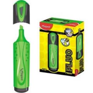 Opakowanie Zakreślacz Fluo Peps zielony (12szt) MAPED