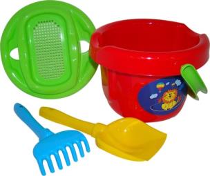 Opakowanie Zestaw do piasku nr 193 wiaderko duże + akcesoria mix