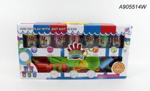 Opakowanie Zestaw plastoliny 7 kubeczków+ foremki