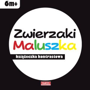 Okładka książki Zwierzaki maluszka - książeczka kontrastowa