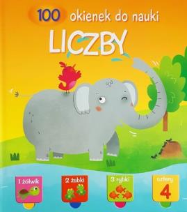 Okładka książki 100 okienek do nauki. Liczby