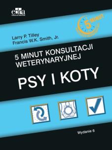 Okładka książki 5 minut konsultacji weterynaryjnej Psy i koty