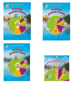 Okładka książki A oto Ja jestem z wami 2 Podręcznik Część 1/2 Domownik z płytą CD