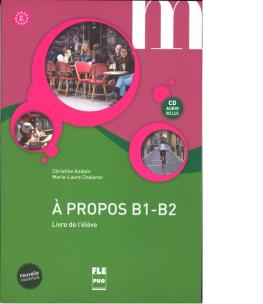 Okładka książki A propos B1-B2 podręcznik + CD