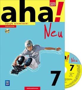 Okładka książki aha! Neu. Język niemiecki. Podręcznik. Klasa 7. Kurs podstawowy (z CD audio)
Szkoła podstawowa