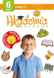 Okładka książki Akademia malucha dla 6-latka Zeszyt 4