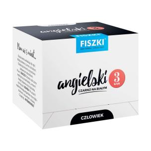 Okładka książki Angielski czarno na białym FISZKI - Człowiek - 3