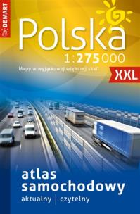 Okładka książki Atlas samochodowy Polska 1:275 000