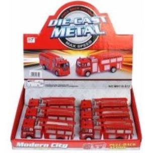 Opakowanie Auto strażackie metalowe 11cm