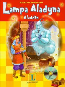 Bajki po angielsku  Lampa Aladyna + CD. Autor: Czos Dorota. Multiszop.pl Okładka książki Bajki po angielsku  Lampa Aladyna + CD