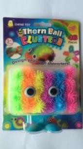 Opakowanie Bunchems kolorowe rzepki. Zestaw 48 sztuki