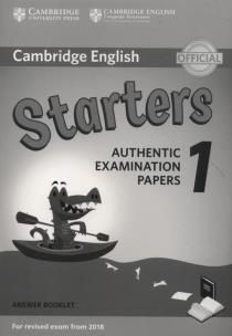 Opakowanie Cambridge English Starters 1 Authentic Examination Papers Answer Booklet