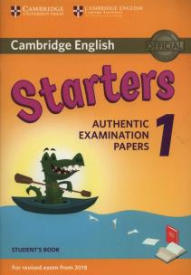 Opakowanie Cambridge English Starters 1 Student's Book Authentic Examination Papers