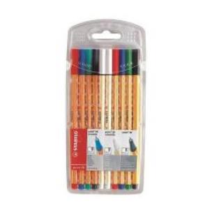 Opakowanie Cienkopis Point 88 wymazywalne 10 kolorów etui