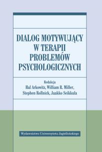 Okładka książki Dialog motywujący w terapii problemów psycholog.