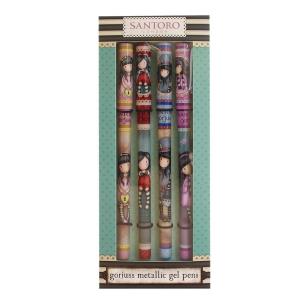 Opakowanie Długopisy żelowe Gorjuss - Metalic 4 sztuki