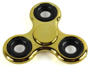 Opakowanie Fidget Spinner stalowy połysk metalic złoty