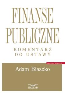 Okładka książki Finanse publiczne Komentarz do ustawy