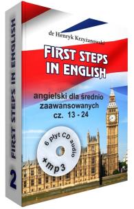 First Steps in English 2 +6CD+MP3. Autor: dr Henryk Krzyżanowski. Multiszop.pl Okładka książki First Steps in English 2 +6CD+MP3