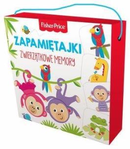 Okładka książki Fisher Price. Zapamiętajki. Zwięrzątkowe memory