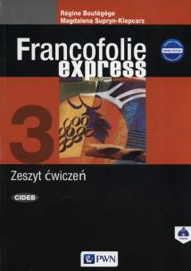Okładka książki Francofolie express 3 Zeszyt ćwiczeń